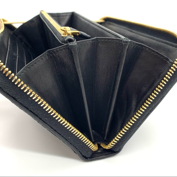 Prada Black Wallet Limited Soft Calf Embroidered - Picture 12 of 16